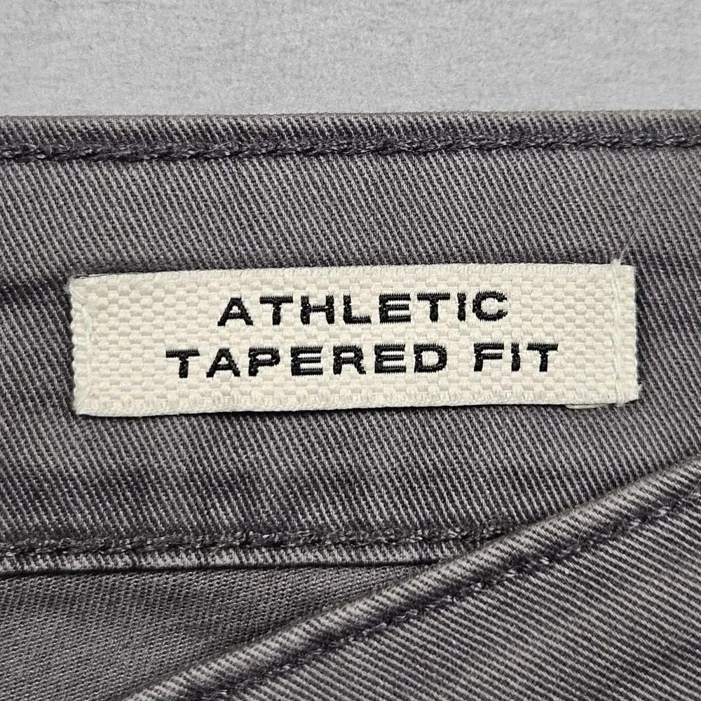 Flint and Tinder 365 Pants Mens 36x30 (Fits 38x30) Gray Athletic Tapered Fit